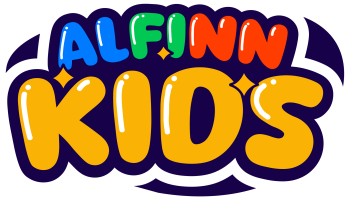 Alfinn kids logo Horizontal