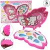 Alsimba Hello Kitty Butterfly Dressing Case Mini Makeup Kit Toy For Kids Girls - Foldable Butterfly - Size Approx. 9 inch - Multicolor