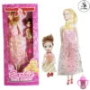 3 Pcs Dress Up Set Barbie Doll With Baby Doll & Feeder - Fashion Clothes Skirt Casual Clothes Suit Girl toys - Cute Barbie Beautiful Long Hair Doll Moveable Joints With Shoes and Flexible Body Gift Set For Girl - Dressing Will Be Random - 12 Inch