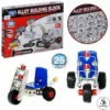 Alloy Mechanics New Special Edition Building Blocks Construction Set - 25 Models Mechanics Tool Vehicles Building Set - 239 Pieces Silver Mechano Building Blocks - Multicolor