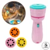 New Special Edition 2 in 1 Projector and Flash Light With 3 Random Design Reels - Projector Flashlight for Kids - Early Childhood Educational Toy Birthday Gift Projector Torch for kids Multicolor - Size Approx. 5 Inch - Assorted Reels Design