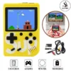 SUP Game Box 400 In 1 Retro Video Game Rechargeable Single Player Portable Handheld Game Console Handheld Game PAD Gamebox for kids Connects with LCD / TV - Size Approx. 5 Inches - Yellow