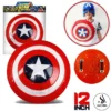Marvel Avengers End Game Captain America Super Hero Role Player Shield Toy For Kids With Lights and Sound Cosplay Property Toys Gifts Size Approx. 12 Inch - For 4 Years and Above Boy Child
