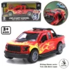 Toyota Hilux 4x4 Revo Dala 1:32 Scale Die-Cast Pickup Truck Model For Kids - Chevrolet Silverado - Ford F-150 Raptor - Revo & Vigo Metal SUV Toy For Kids - Size Approx. 5 Inches - Red
