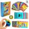 55 Pcs Pokemon Cards Rainbow Edition - Premium Trading Battle Cards for Kids & Collectors
