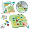 Dinosaur Pairing Shape Pattern Cards Challenge Early Education Dinosaur Shaped Pairing Game For Kids - 1 Piece Assorted Color