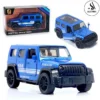 Rubicon Jeep 4x4?Model Die-Cast Metal Toy Car - 1:43 Scale - Front Doors Openable - Size Approx. 3-Inches - Blue