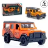 Old Defender OFF Road Model Die-Cast Metal Toy Car - 1:43 Scale - Front Doors Openable - Size Approx. 3-Inches - Orange