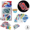 UNO H2O To Go Family Card Game With 112 Cards - Waterproof & Transparent Washable Clear UNO Plastic Cards For Kids