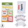 Beginning Words Flash Cards Set For Kids - Early Educational 36 Pcs flash cards