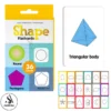 Shape Flash Cards Set For Kids - Early Educational 36 Pcs flash cards