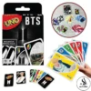 UNO BTS Card Game With 112 Cards Featuring BTS Members - Best Card Game for Kids - Fun Family Activity for 2 to 10 Players - Includes BTS Army Photocards