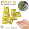 7500 Pcs Gel Balls For Gel Blasters Toygun Pack of 15 - Gel Splatter Blaster Refill - Compatible with Gel Ball Blaster - 7.5mm Gel Beads - Gel Balls Water Play Beads Crystal Water Beads For Toy