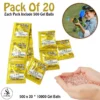 10000 Pcs Gel Balls For Gel Blasters Toygun Pack of 20 - Gel Splatter Blaster Refill - Compatible with Gel Ball Blaster - 7.5mm Gel Beads - Gel Balls Water Play Beads Crystal Water Beads For Toy
