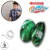 Magical YOYO Old is Gold Trending Toy For Kids - Grass Green Printed Alloy Funky Metal Diecast Aluminum Quality Bearing Speed Playing Yo-yo With String Ring Birthday Gifts For Children
