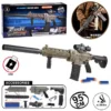 M416 Electric Rechargeable Nerf Soft Darts ToyGun For Kids - Size Approx. 95 cm - Rechargeable Soft Dart M416 Target Toy For Kids - Random Color