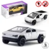 Tesla Cyber Truck Die-Cast Metal Toy Car - Without Lights & Sound - 1:36 Scale Alloy Children's Sports Model Car - Front Doors Can Be Opened - Size Approx. 5 Inches - Grey