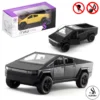 Tesla Cyber Truck Die-Cast Metal Toy Car - Without Lights & Sound - 1:36 Scale Alloy Children's Sports Model Car - Front Doors Can Be Opened - Size Approx. 5 Inches - Black
