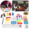 150+ Magic Tricks Set for Kids with Wand and Box - Fun Pretend Play Set for Beginners - Boys and Girls Ages 6+ - Easy to Follow Instructions & Magician Props Learning Magic Tricks at Home