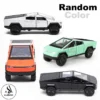 Tesla Cyber Truck Die-Cast Metal Toy Car With Lights & Sound - 1:36 Scale Alloy Children's Sports Model Car - Front Doors & Back Trunk Can Be Opened - Size Approx. 5 Inches - Assorted