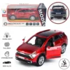 KIA Sportage Die-Cast Metal Toy Car With Lights & Sound - 1:32 Scale Alloy Children's Sports Model Car - Front Doors Can Be Opened - Size Approx. 5 Inches - Red