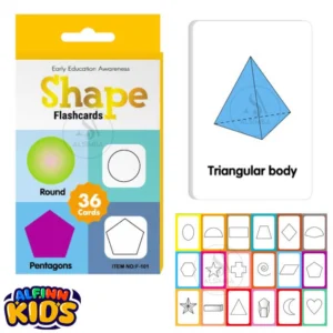 Shape Flash Cards Set For Kids